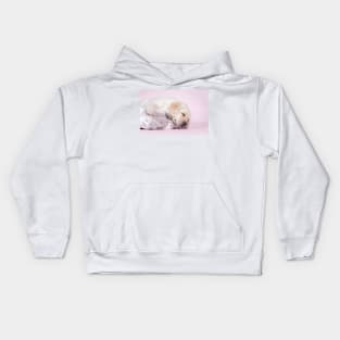 Lab in pink Kids Hoodie